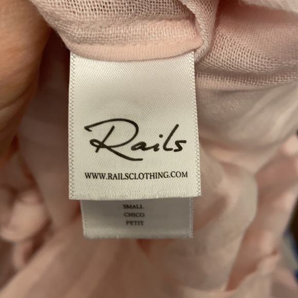 Rails Pink Striped Tie-Front Top - Picture 5 of 8